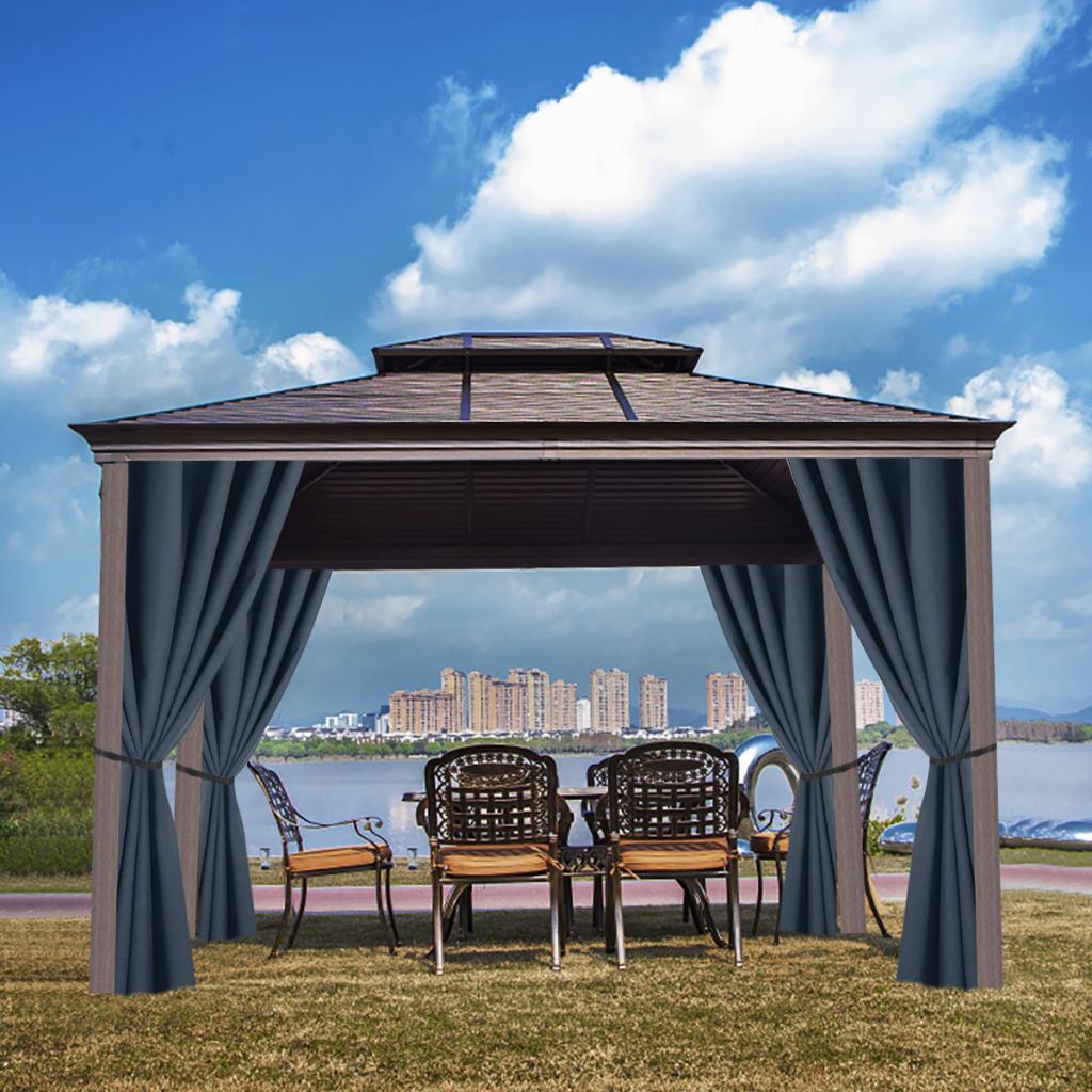 Rideaux extérieurs pour jardin Patio ballon de pavillon plage maison 134x210cm