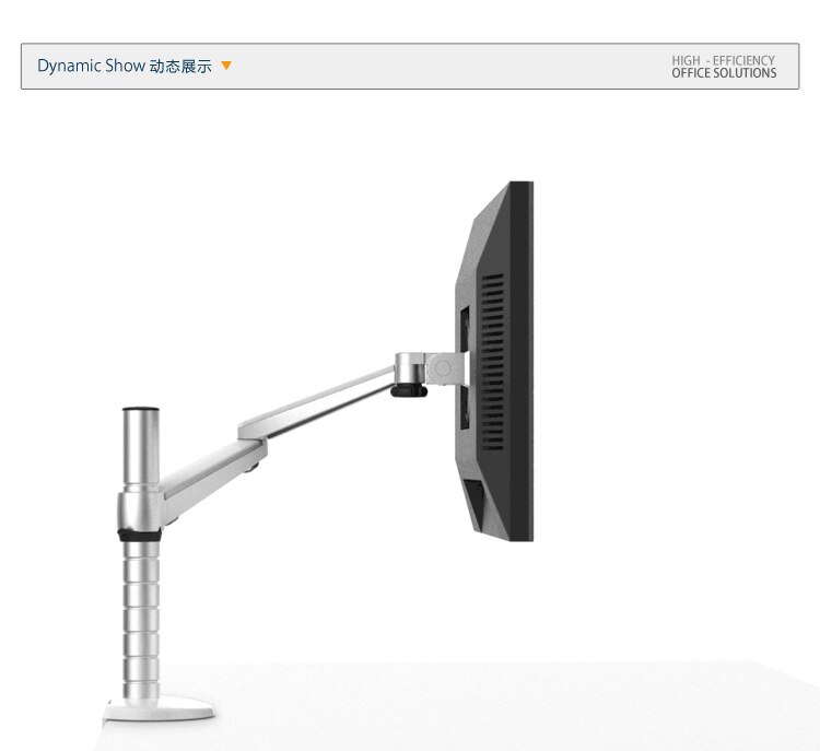 Hyvarwey OA-3S Hoogte Verstelbare binnen 27 inch LCD LED Monitor Houder Arm Beugel 360 Graden Draaibare Computer Monitor Stand