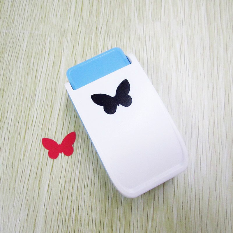 1 Pcs Tuba Embossing Machine Handleiding Diy Druk Grafiek Hit Bloem Papier Cutter Furador Punch Scrapbooking Eva Para Artesanato: Butterfly 2 5 mm