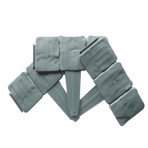 6Pcs Plastic Hek Gazon Gras Rand Tuin Plant Bloem Bed Grens Hek Decoratieve Hekken Gazons Tuin Decoratie: Default Title