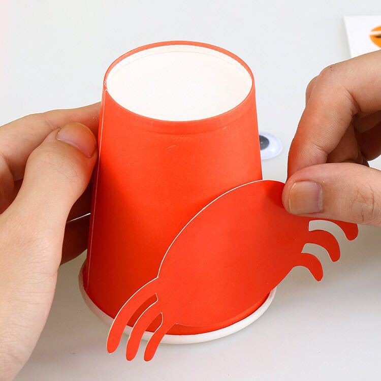 12Pcs 3D Diy Handgemaakte Papier Cup Sticker Materiaal Kit Set Kindergaeten School Art Craft Educatief Speelgoed Kinderen Handgemaakte Speelgoed ddj