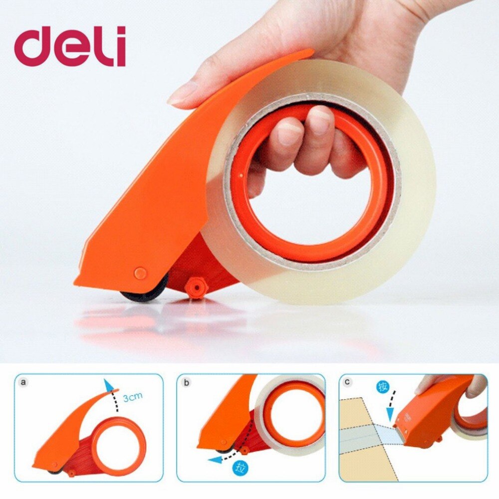 Tape Dispenser Handleiding Verzegeling Tape Snijder Balenpers Carton Sealer Breedte 48mm Verpakker Snijmachine