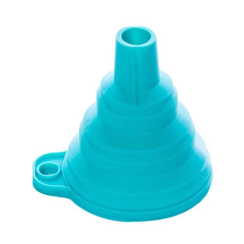 Small funnel Telescopic Long neck funnel Food grade silicone Silica gel Folding funnel Liquid dispensing Kitchen cooking tools