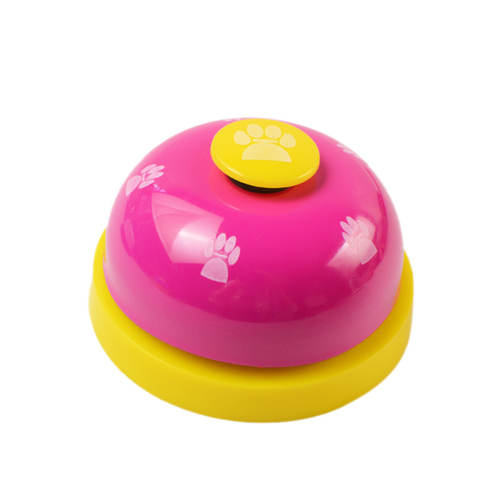 Kæledyrshundtræning potteklokker legetøj hvalpekat pædagogisk legetøj iq interaktiv klokke til pottetræning og kommunikation 7 farver  m3