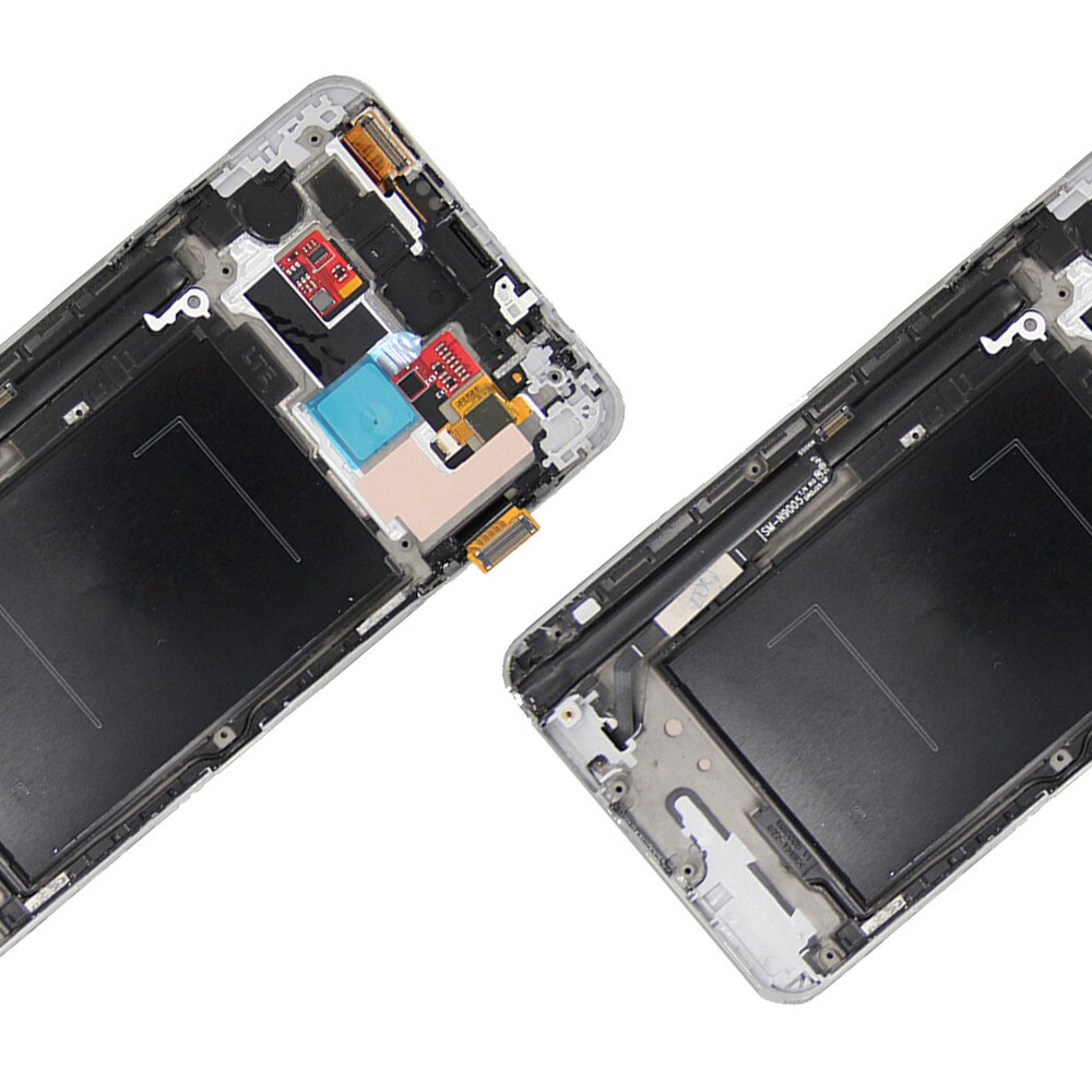 Ekran LCD robić Samsung galaktyka Uwaga 3 N900 N9005 N900A N900V wyświetlacz LCD ekran dotykowy Digitizer montaż z ramą