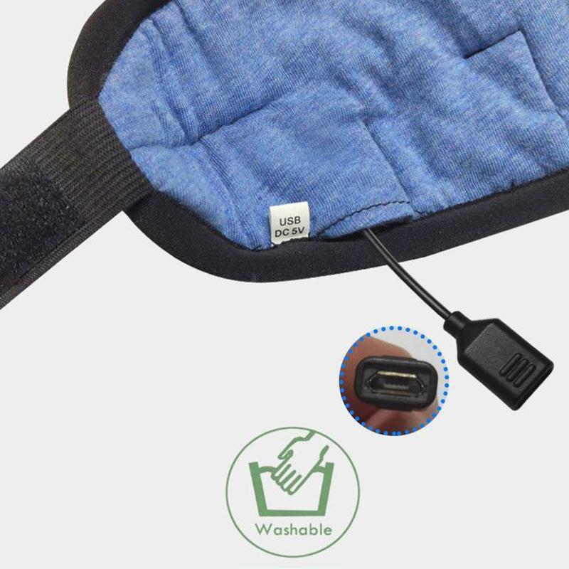 Smart Sleep Eye Mask Bluetooth Wireless Music Nap Headphone Earphone Travel Eye Shades With Built-in Speakers Mic Handsfree