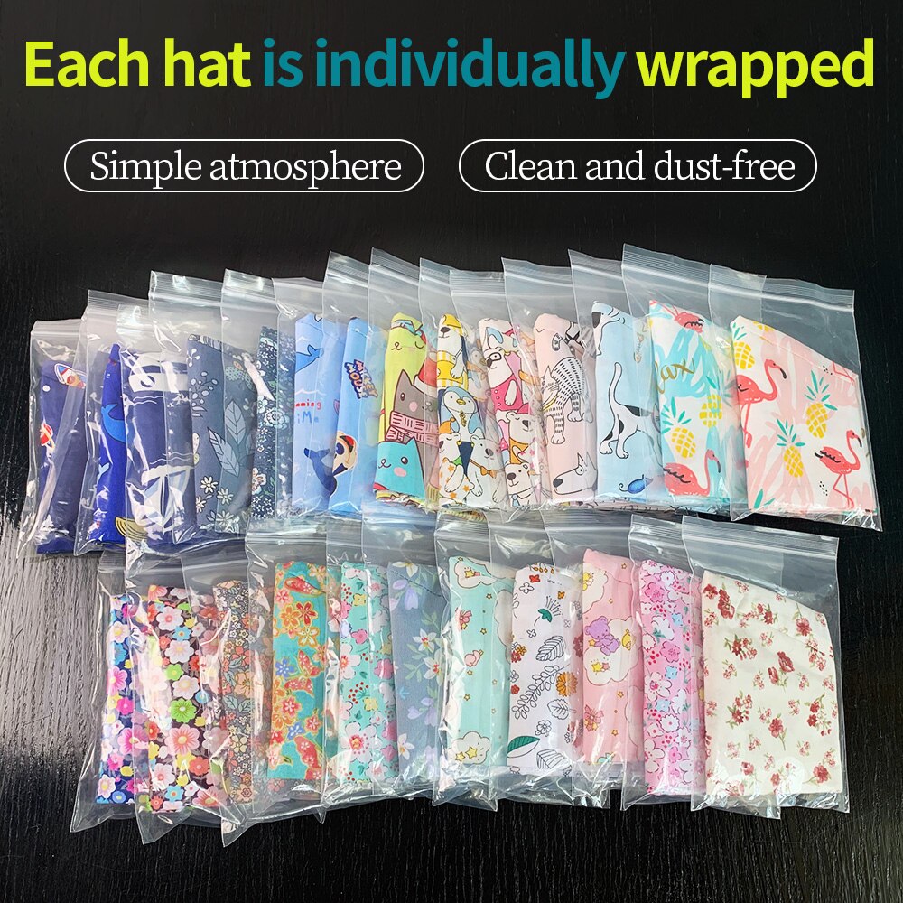 high frosted caps adjustable multi-color breathable dust cap cotton clean hair care cap laboratory sanitary caps