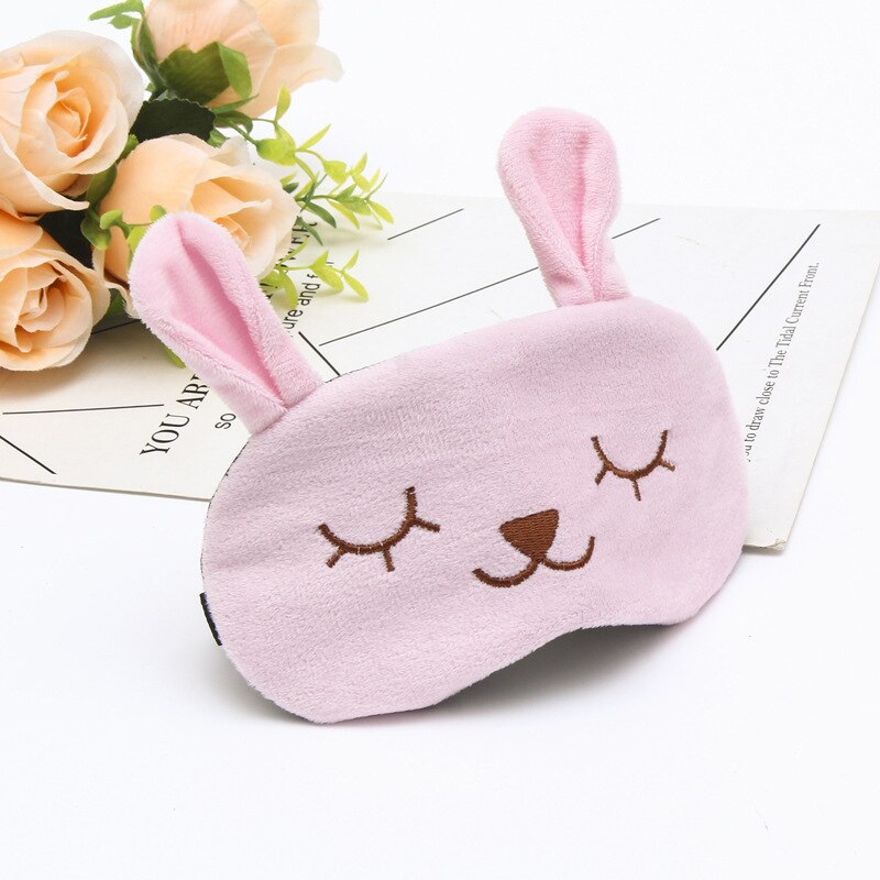 Máscara antifaz para dormir de dibujos animados para niños, bonita y Divertida máscara para dormir, banda para sombra de ojos para niños, ayudas para el sueño, parche para descanso de ojos con bolsa de hielo: 02