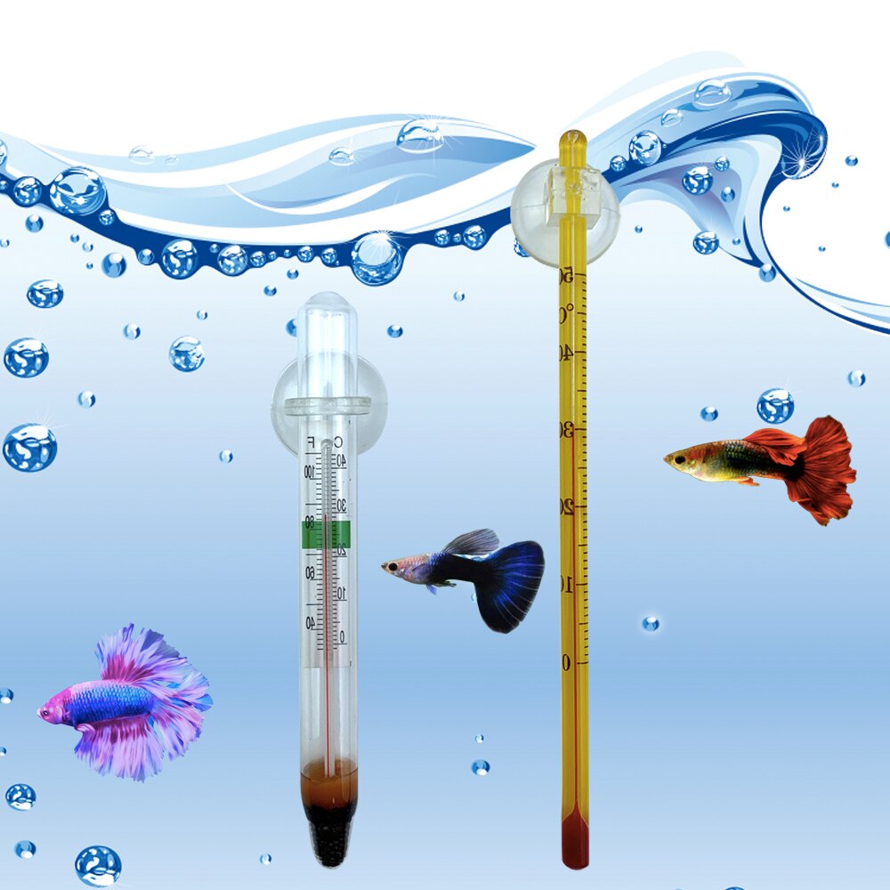 Dompelpompen Aquarium Thermometer Glazen Aquarium Thermometer Zuignap Water Temperatuur Controller Meting Accessoires