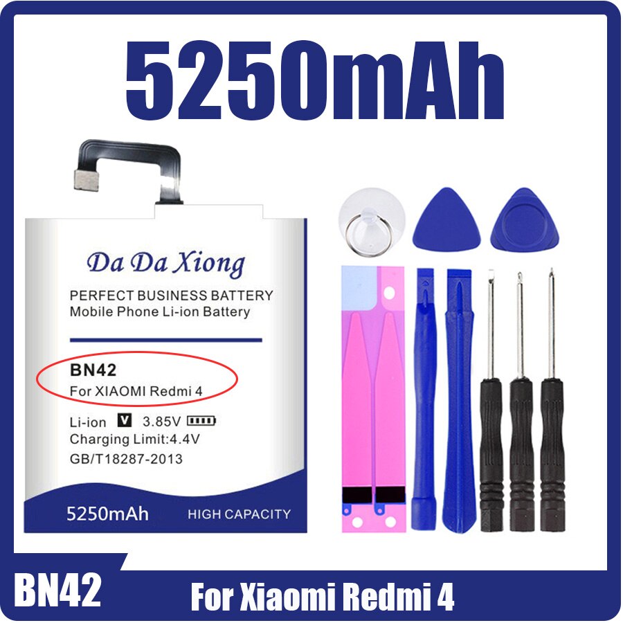 Bateria bn40 bn41 bn41l bn42 bn43 bn44 bn45, bateria para xiaomi redmi 5 plus 4 pro/note 4 4x/mi 4/note 5/note 2: BN42