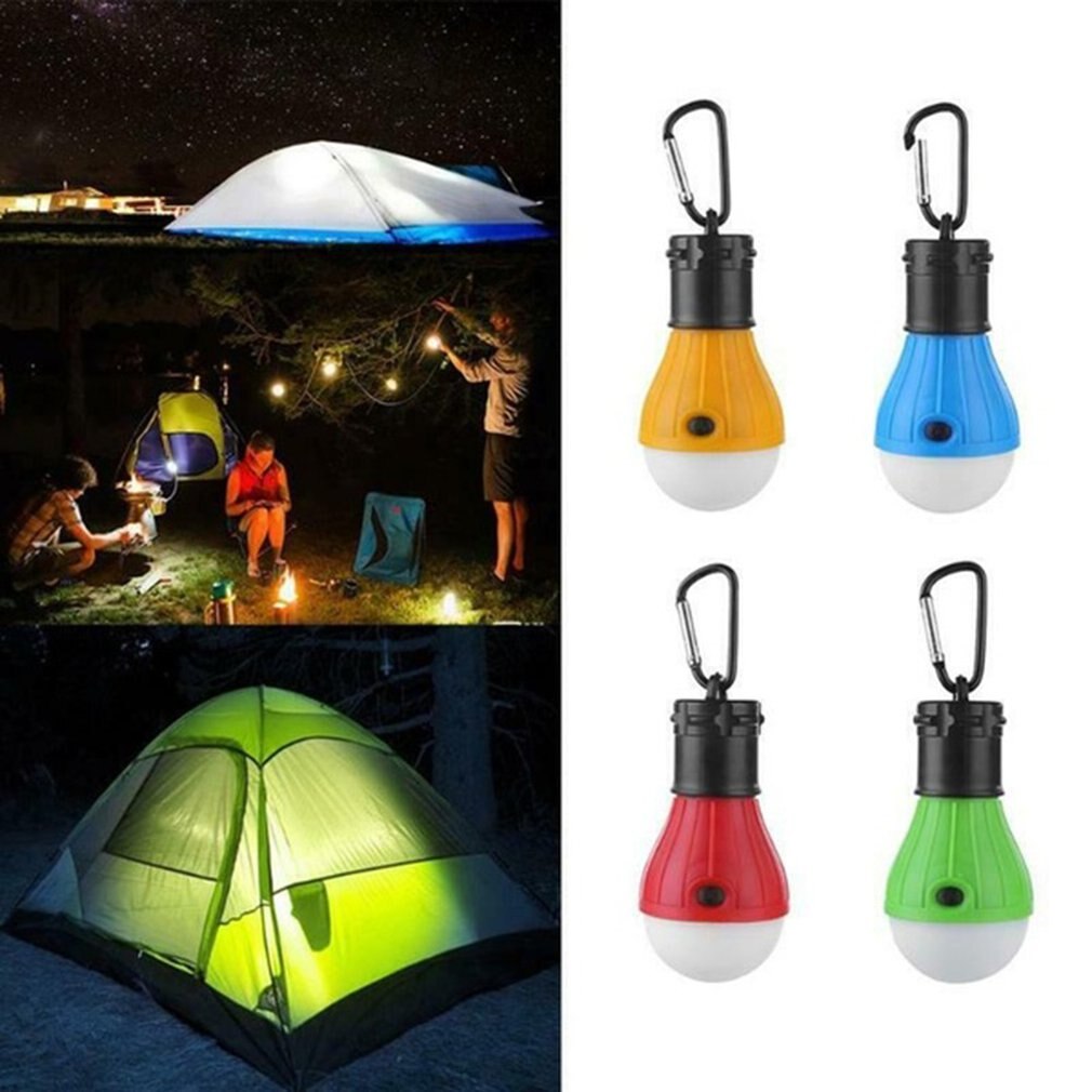 Mini Portable LED Lighting Lantern Tent Hanging Lamp Hiking Lights Sos EmergencyLamp Waterproof Hanging Hook Camping Light