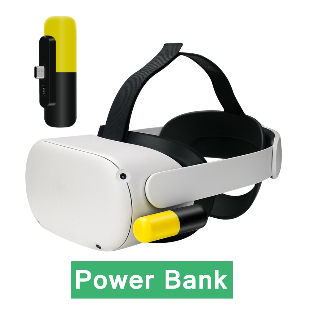 3300 mah typ-c laddare för oculus quest 2 batteripaket vr headset powerbank snabbladdning för meta oculus quest 2 tillbehör