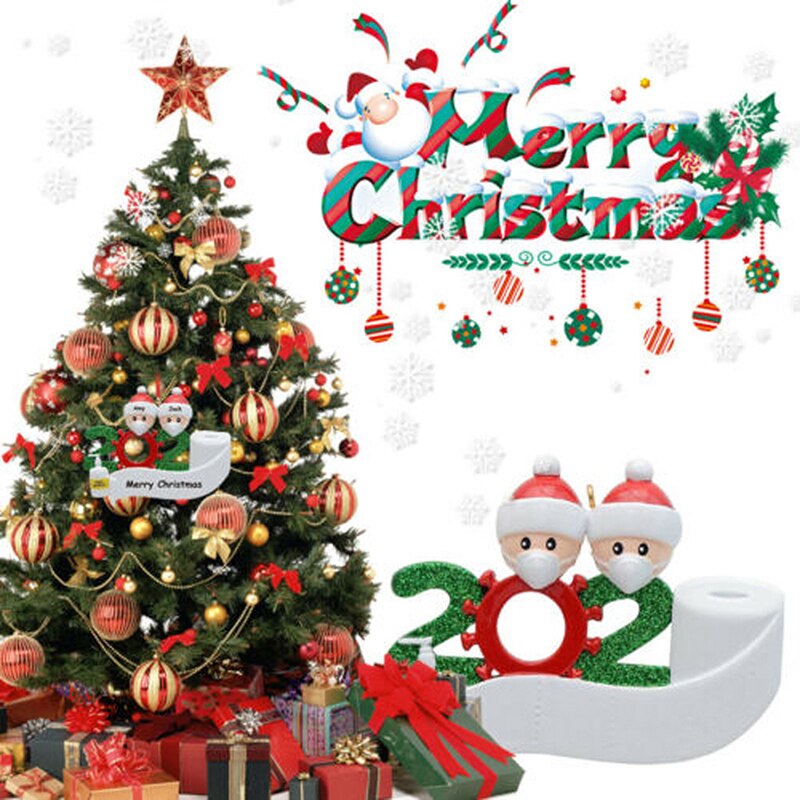 Mascarilla de muñeco de nieve colgante para árbol de Navidad, colgante DIY, nombre, palabras de bendición, adornos sueltos, decoración de muñeco de nieve de arcilla suave