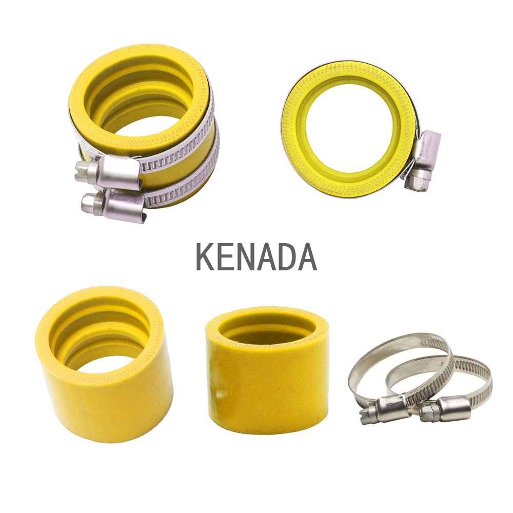 Adaptador de goma para carburador de motocicleta, 35mm, 40mm, 42mm, 45mm, tubo de entrada, accesorios de motocicleta para PWK KEIHIN OKO KOSO
