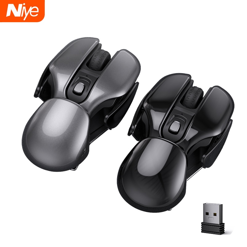 Ergonomische Draadloze Gaming Muis 4 Button 1600 Dpi Usb Computer Muis Gamer Muizen Rivierkreeft Vorm Mute Muis Voor Laptop Pc gamer