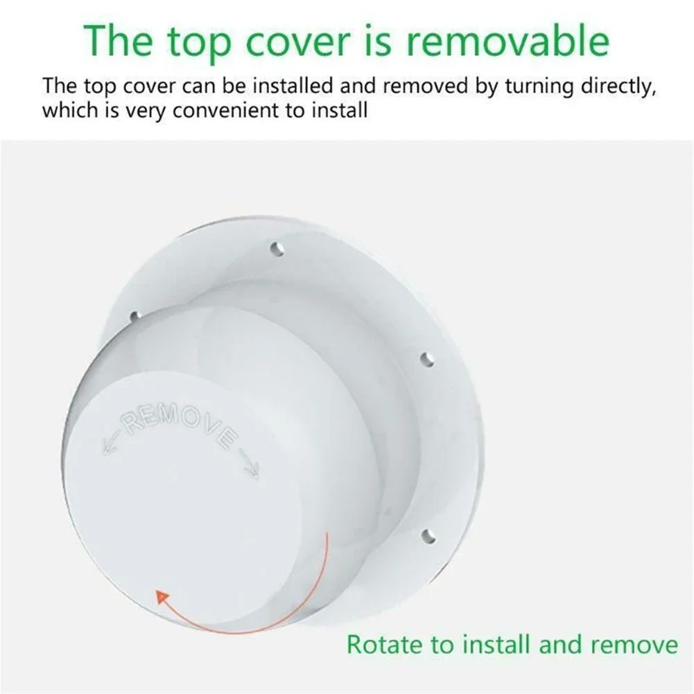 Rv Paddestoel Kop Air Vent Top Gemonteerde Uitlaat Ventilator Ronde Ventilatie Ventilatie Regendop Camper Accessoires Nieuw
