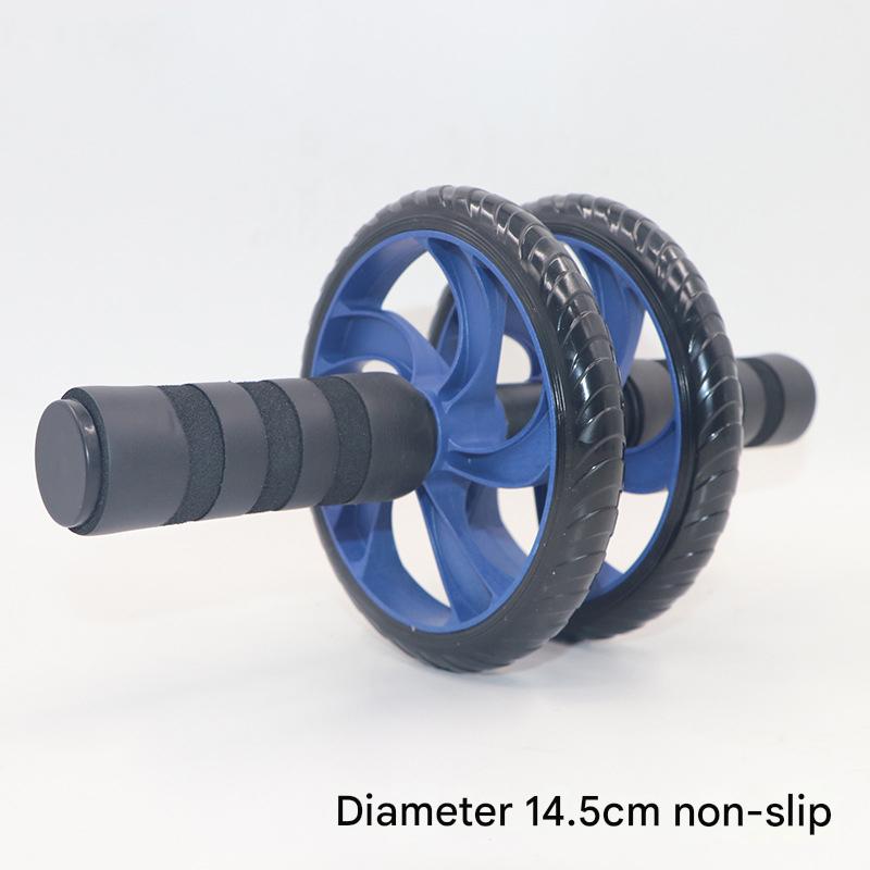 Roue abdominale sans bruit, rouleaux Ab avec tapis pour l'exercice, équipement de Fitness, accessoire d'exercice de la taille et des muscles abdominaux: Marron