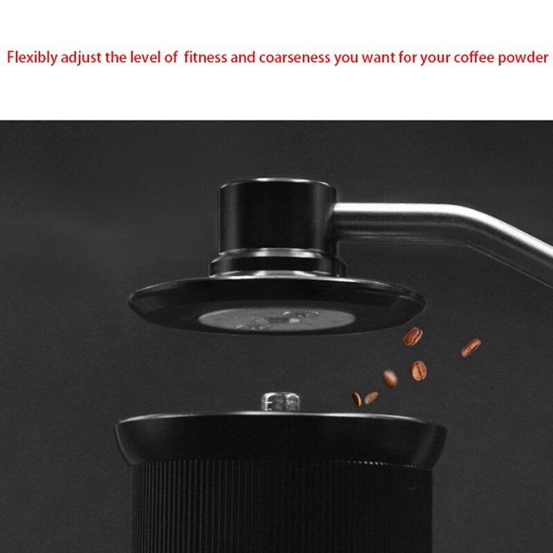 Stainless Steel Portable Manual Coffee Grinder Travel Portable Hand-Washing Italian Coffee Grinder
