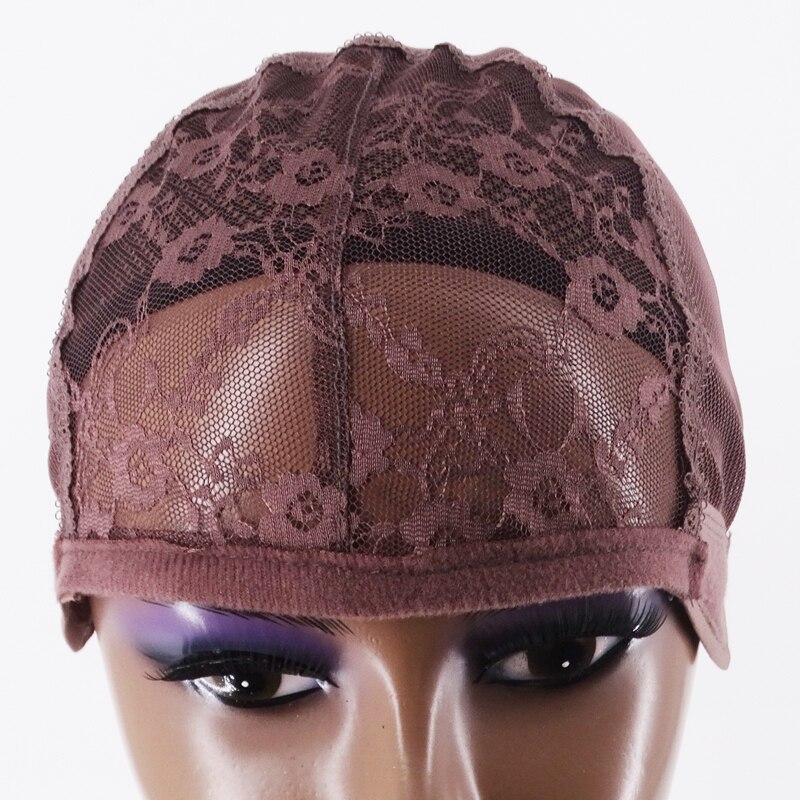 Wig Cap for Making Wigs with Adjustable Strap on the Back Weaving Cap Glueless Wig Caps Good Hair Net Black