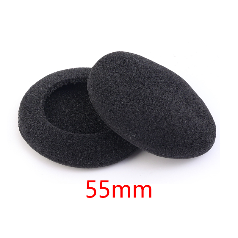 10/50Pcs Headphone Replacement Sponge Cushion Covers Headset Foam Ear Pads Protective Sleeve 35/45/50/55/60mm Earmuffs Eartips: XS / SKY BLUE