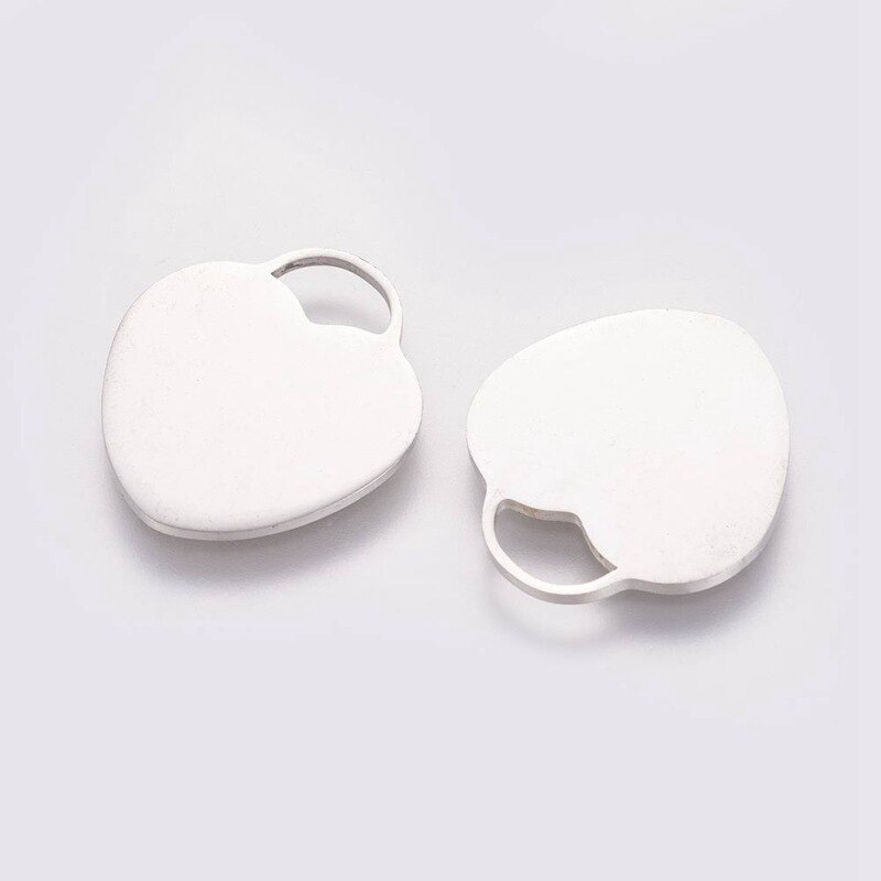 Pendentifs en acier inoxydable 304, étiquettes d'estampage rectangulaires, couleur, en acier inoxydable pendentif à breloques, 35x19.5x1mm, trou: 3mm: 19x17mm