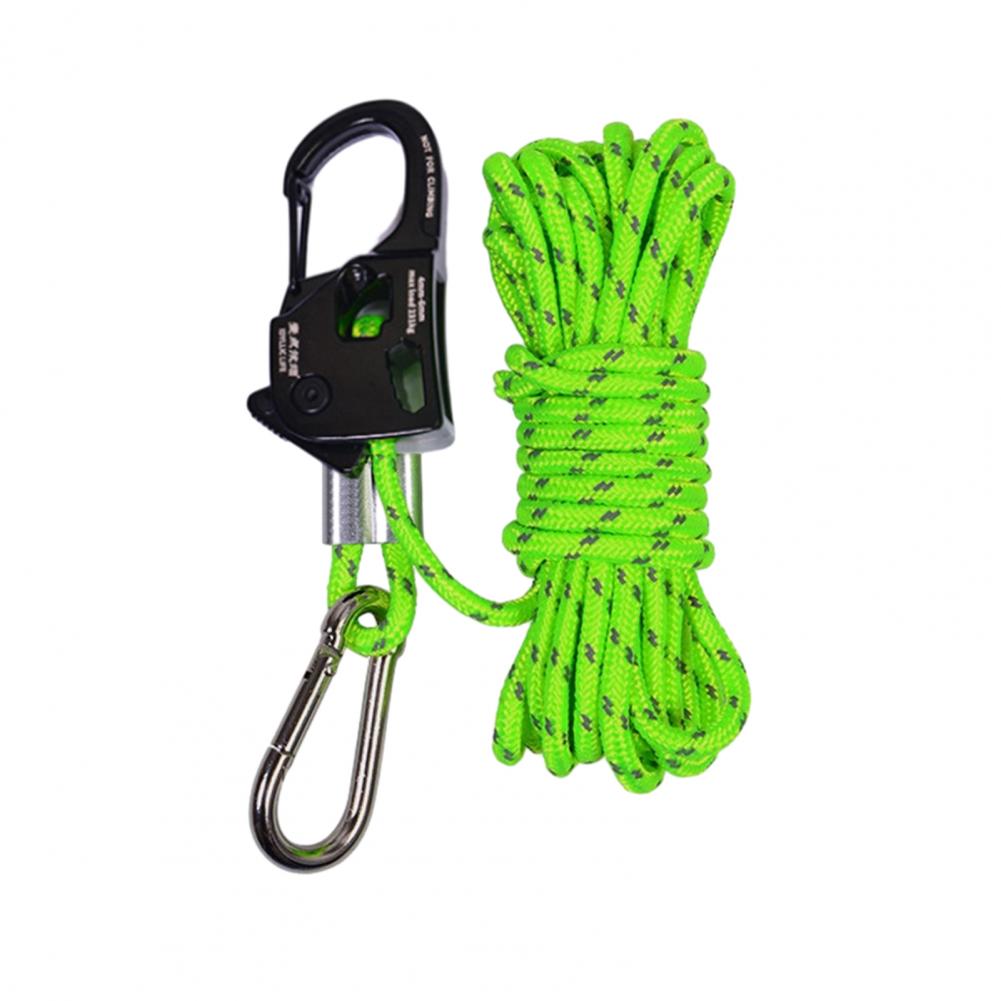 Accesorios de acampada, tensor de cuerda de tienda de campaña de aleación de aluminio duradero para equipo de Camping portátil ligero, fuerte para exteriores: Azul