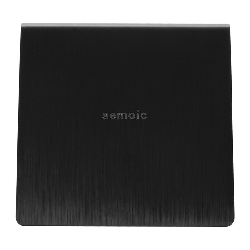 semoic USB 3.0 Mobile External Case For 12.7mm SATA CD DVD BD-ROM BD-RE Drive BK Useful