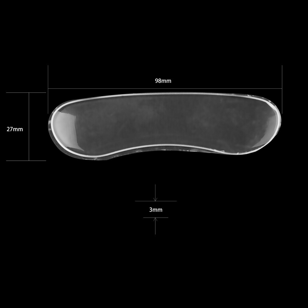 1Pair Silicone Gel Heel Cushion protector Foot feet Care Shoe Insert Pad Insole Foot Care Tool