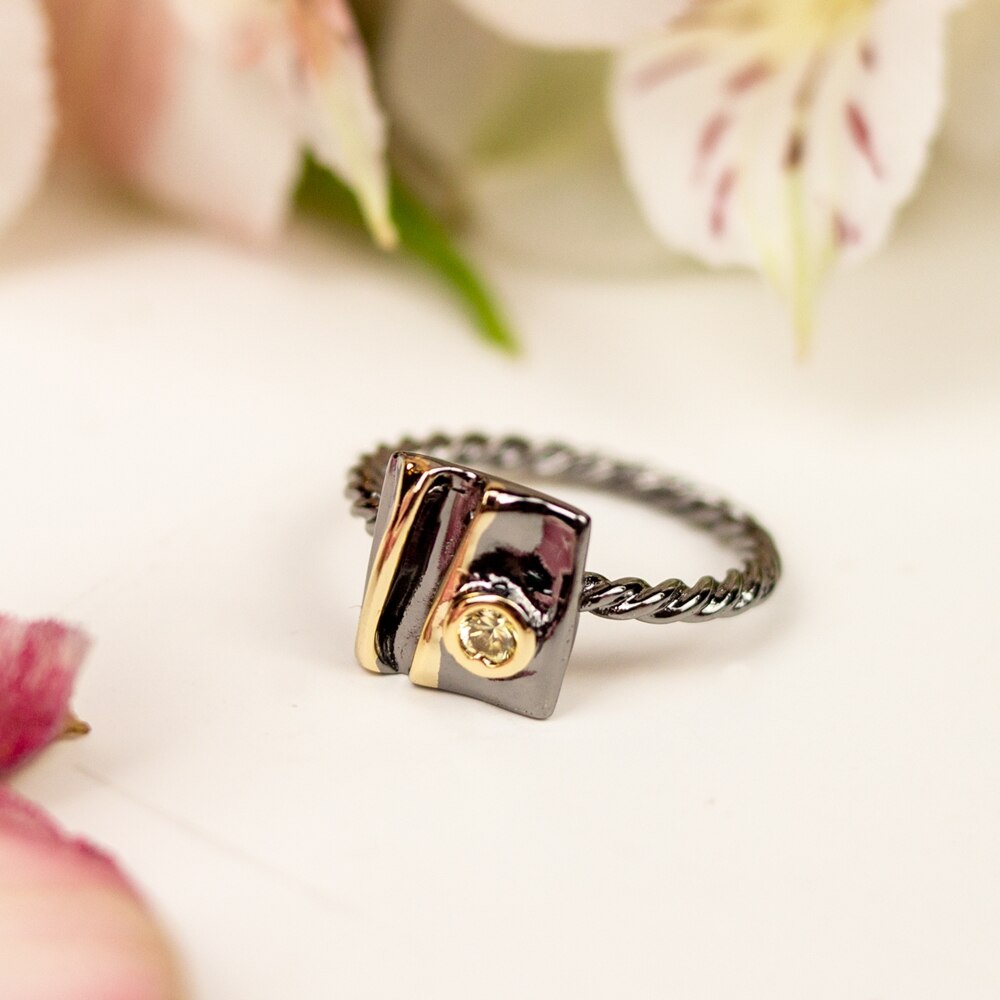 Dreamcarnival1989 chegam novas anel quadrado geométrico + brincos conjunto para as mulheres zircon quente escolher namoro festa meninas jóias we3961s2