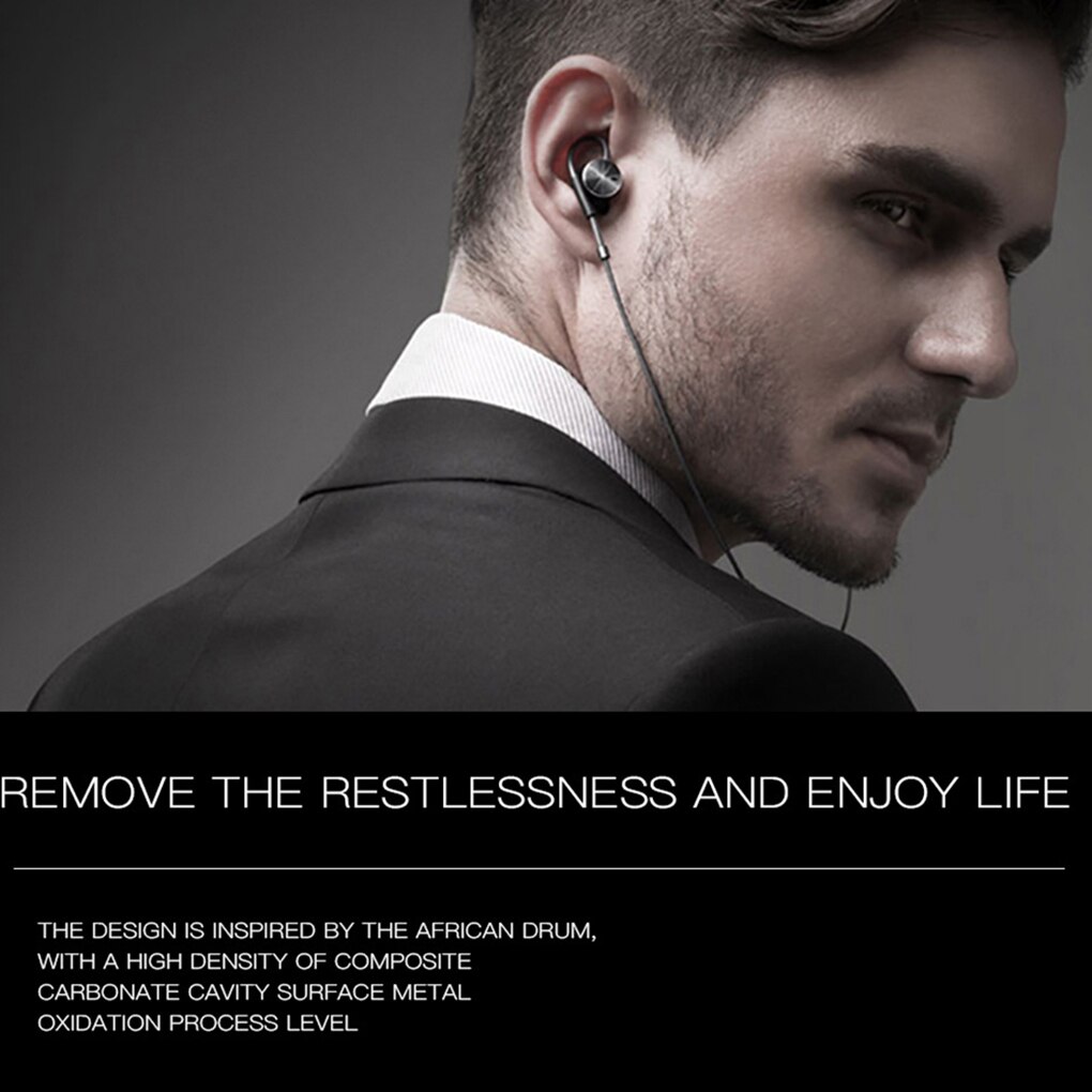 QKZ DM10 Earphone Magnetic Universal 12mm Metal In-ear Headset 3.5mm Phone Laptop Gaming Earphone Earbuds