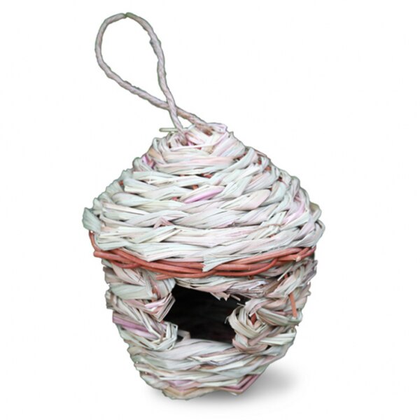 Handwoven Bird Nest ing Birdhouse Garden Decoration for Parakeets Cockatiels