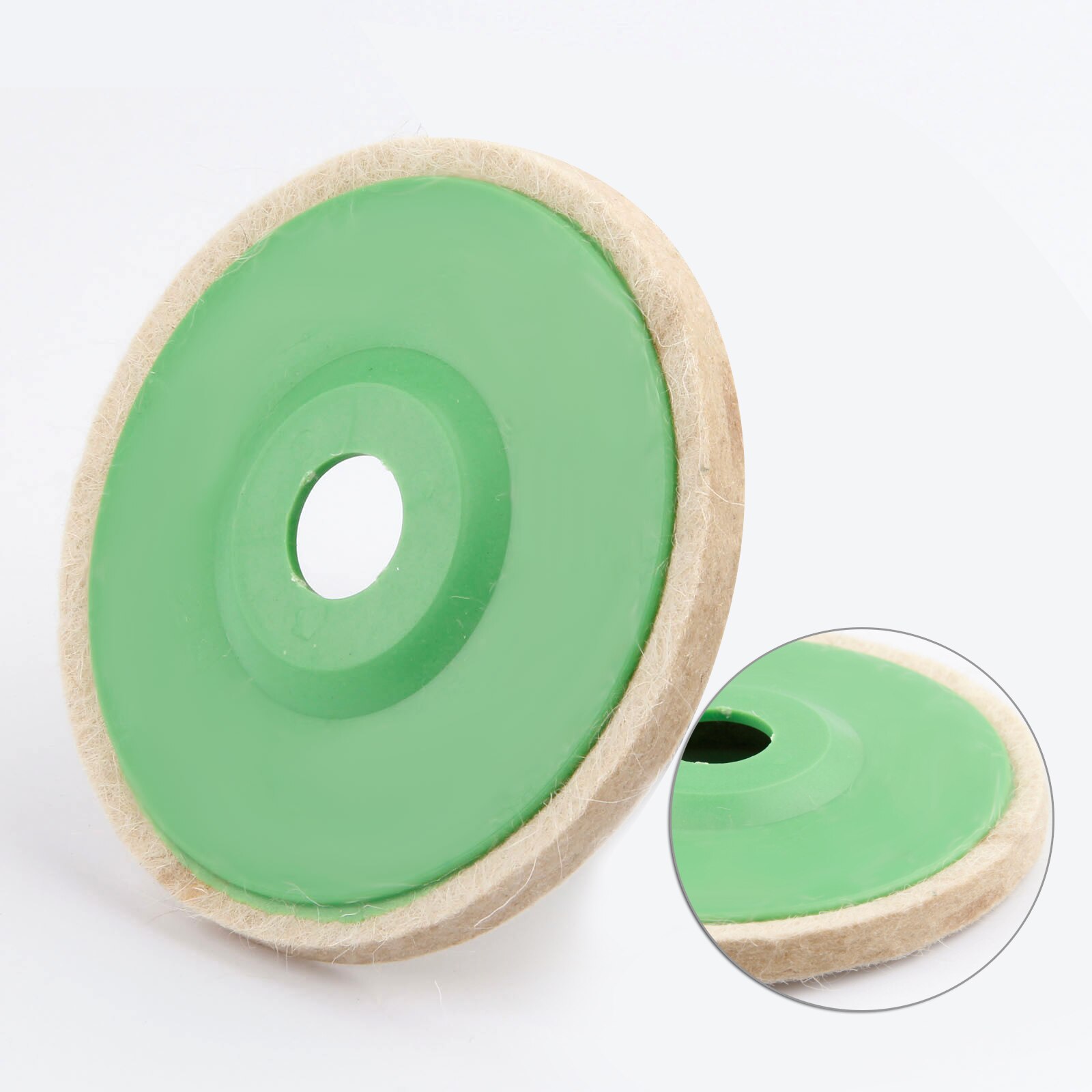 5in 125mm Wool Felt Grinding Wheel Pad Polishing Disc Buffer Polisher Tools for furniture and wood marble