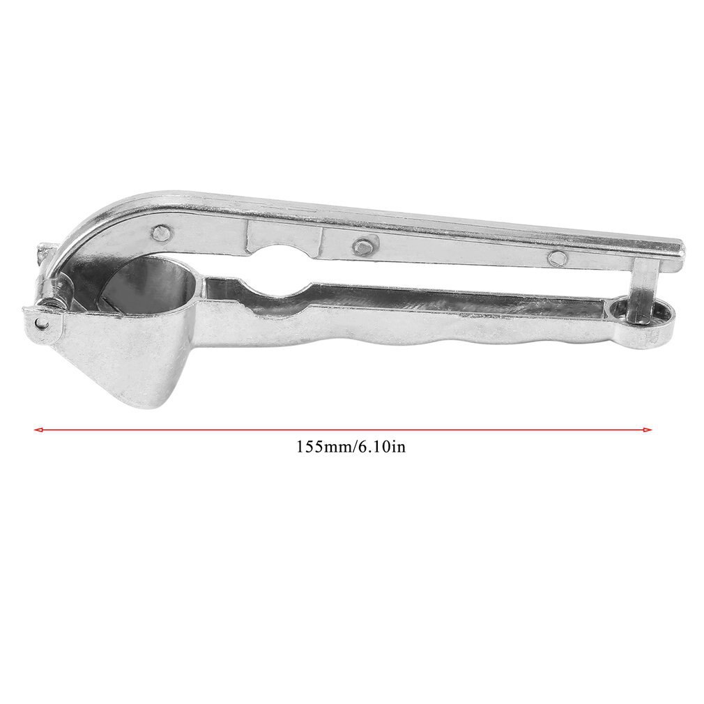 Aluminum Garlic Press Presser Kitchen Tool Cooking Gadgets Ergonomic Handle for Better Leverage and Easy Squeezing