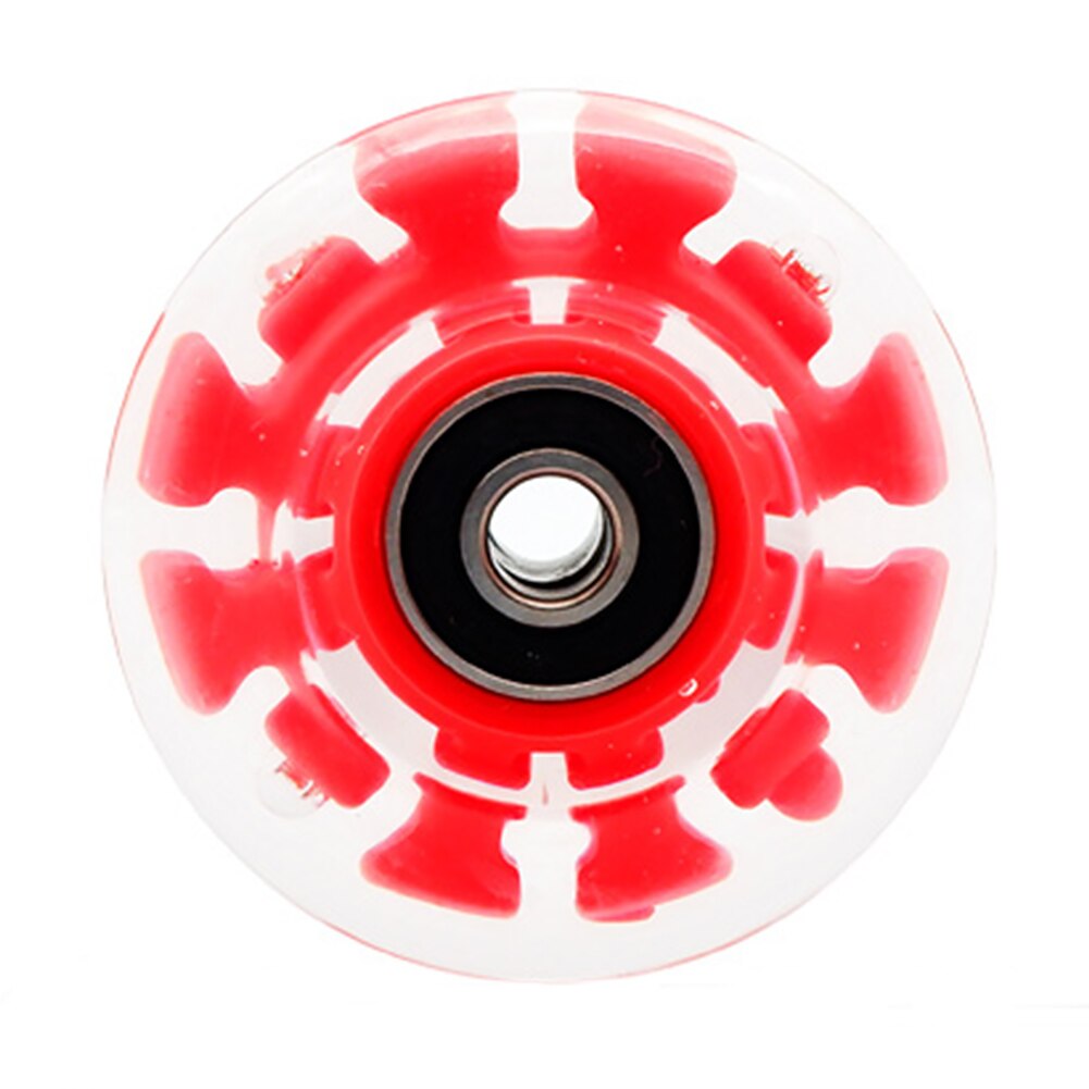 4 Stks/set Lichtgevende Skateboard Wielen Rollerskate Schoenen 82A Hardheid Park Multifunctionele Skateboarden Praktische Met Lagers