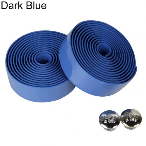 Cinta de manillar de camuflaje para Ciclismo, cinturón con asa para Ciclismo, corcho antideslizante, accesorios para Ciclismo, 2 uds.: Dark Blue