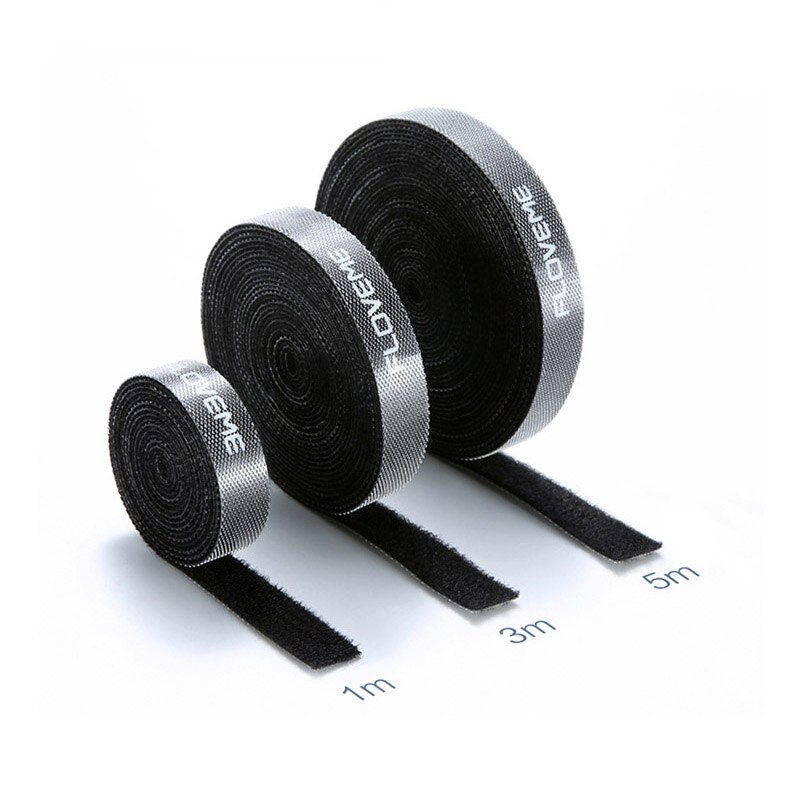 1 rol opwindclip muis multifunctioneel zwart usb kabelbeheer draadopwinder oortelefoon kabelhouder oplader beschermer: 5m