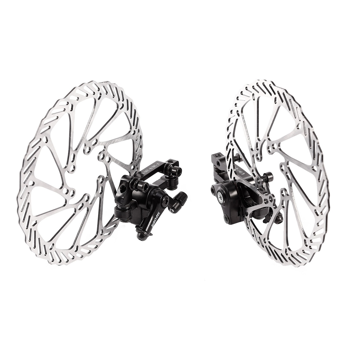 1 Pair of MTB Mechanical Bike Disc Brake Front & Rear Disc Rotor Brake Kit for Mountain Bikes Road Bicycles