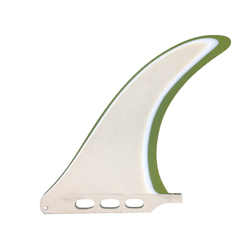 White Olive Longboard Fin Surfboard Single Fin Surf Racing Fin For Surfing