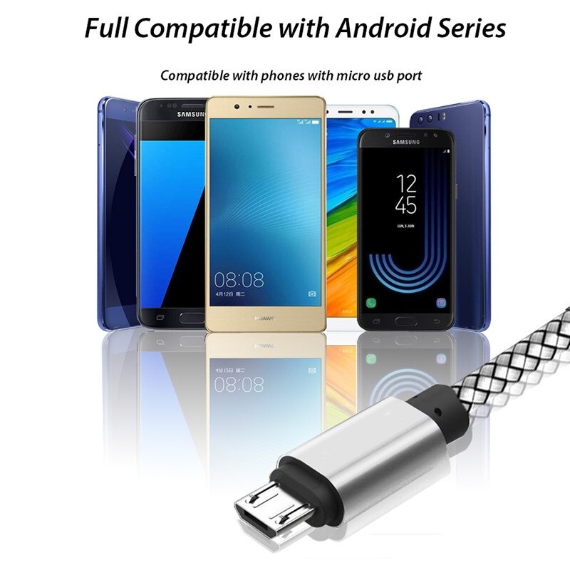 Mi cro usb CHARGER Cable Voor samsung Galaxy M10 A6 PLUS J4 J6 rode Mi 6a S2 data DRAAD voor Xiao mi mi A2 lite SPELEN htc Een X10