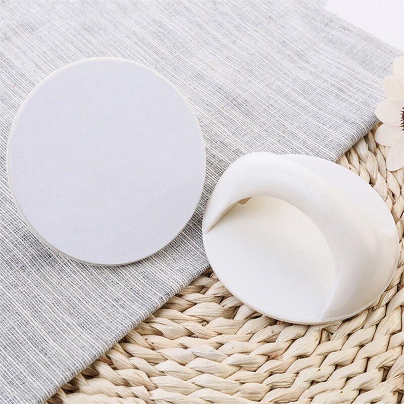 Self-adhesive Door Handles Round Plastic Knobs Multi-purpose Wardrobe Pulls Glass Window Refrigerator Furniture Knobs