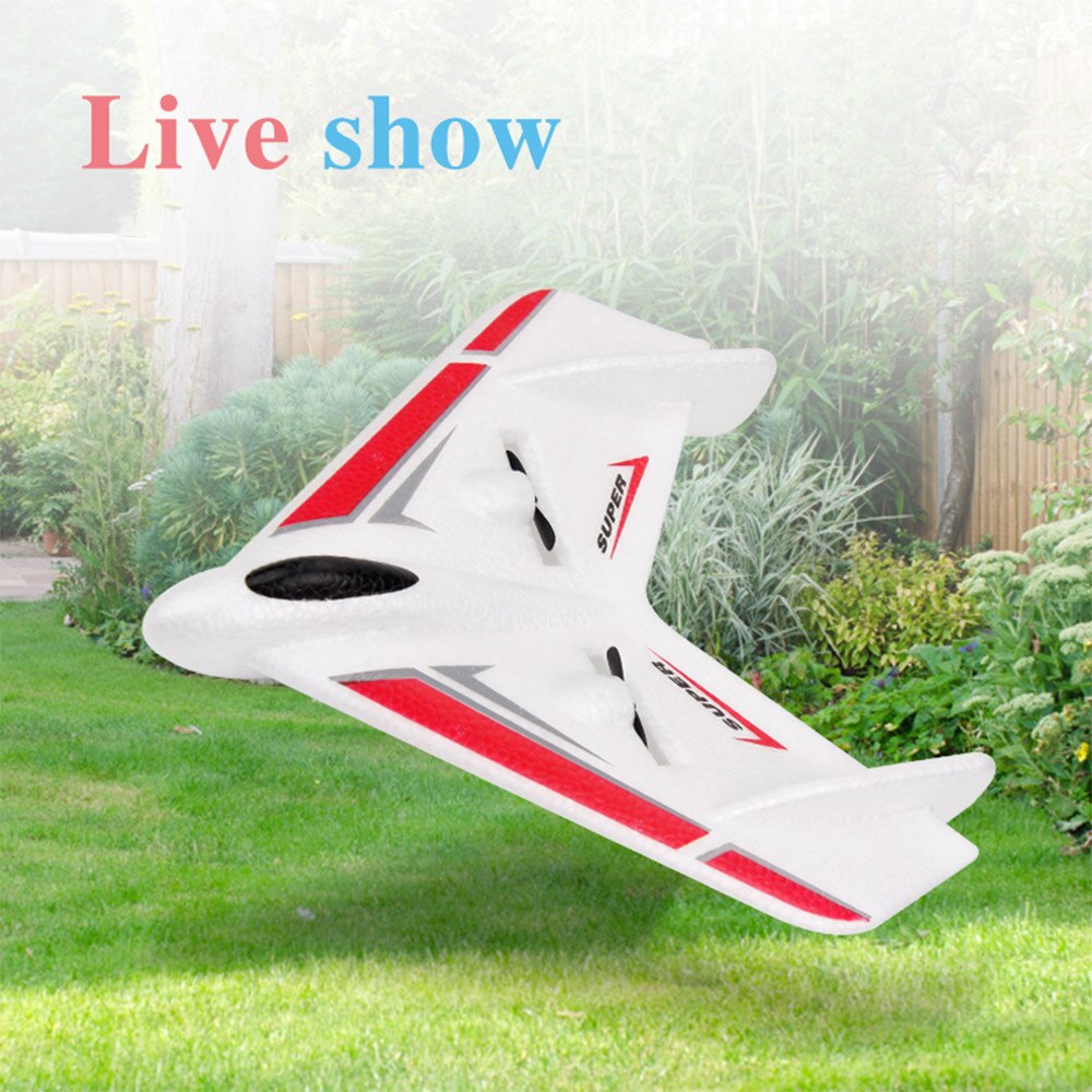 FX601 RC Airplane 2.4GHz 2CH Small Plane EPP Indoor Flight Best RC Toys for Kids Boys with 3 Battery