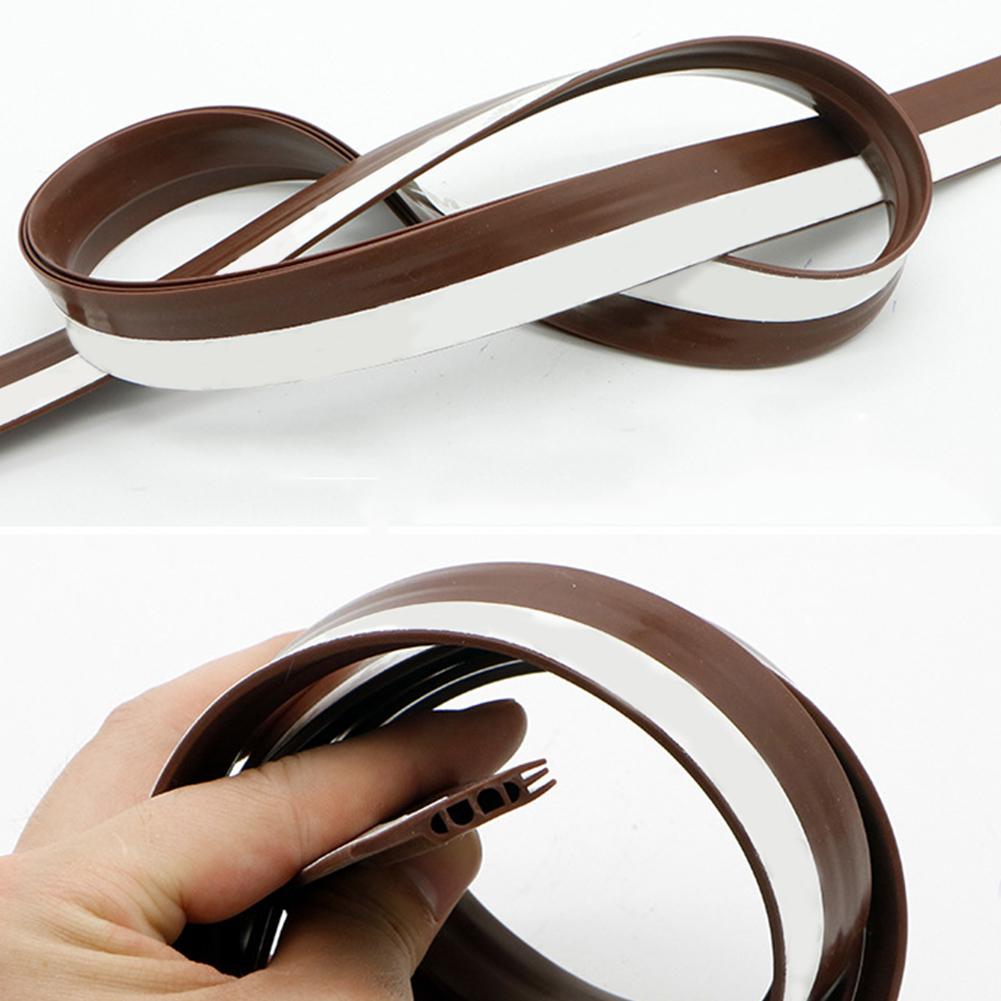 45mm Sliding Sealing Strips For Door Weatherstrip Draft Stopper Frameless Window Sliding Door Seals Silicon Rubber