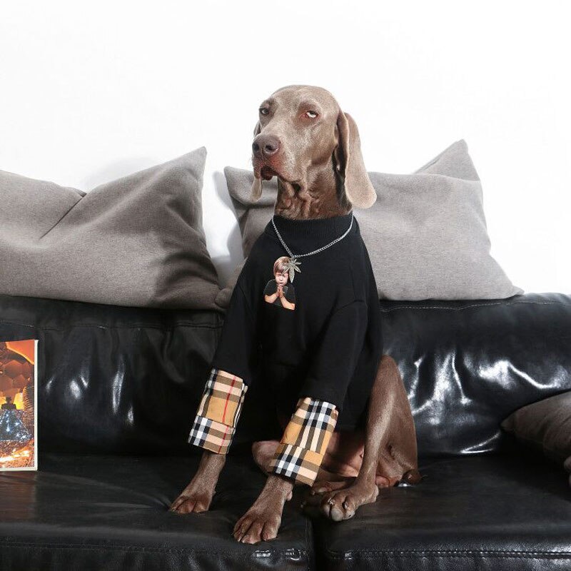Large Dog Clothes Spring Autumn Winter T Shirt Labrador Golden Retriever Husky Doberman Thicken Warm Dog Clothes Dog Sweater: large dog 11 / Winter models