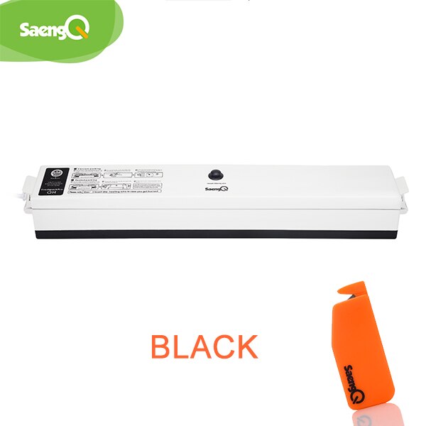 Electric Food Vacuum Sealer Packaging Machine For Home Kitchen Including 15pcs Food Saver Bags Commercial Vacuum Sealing Sealer: BLACK / 220V