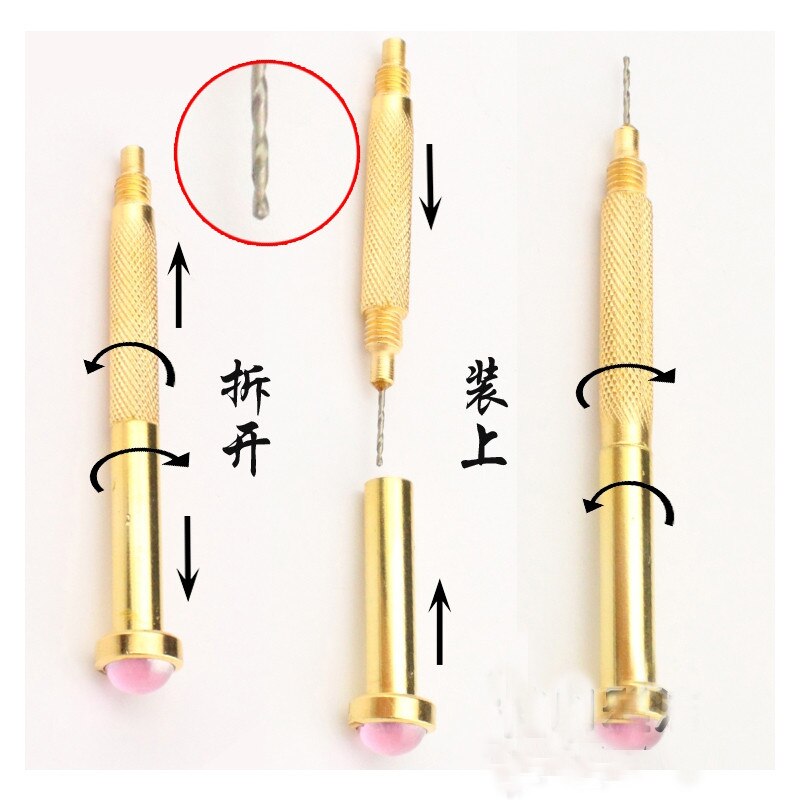 2 unids/set mano de oro pendientes taladro clavo poco Rotery de fresado para manicura pedicura Piercing archivos de uñas Accesorios