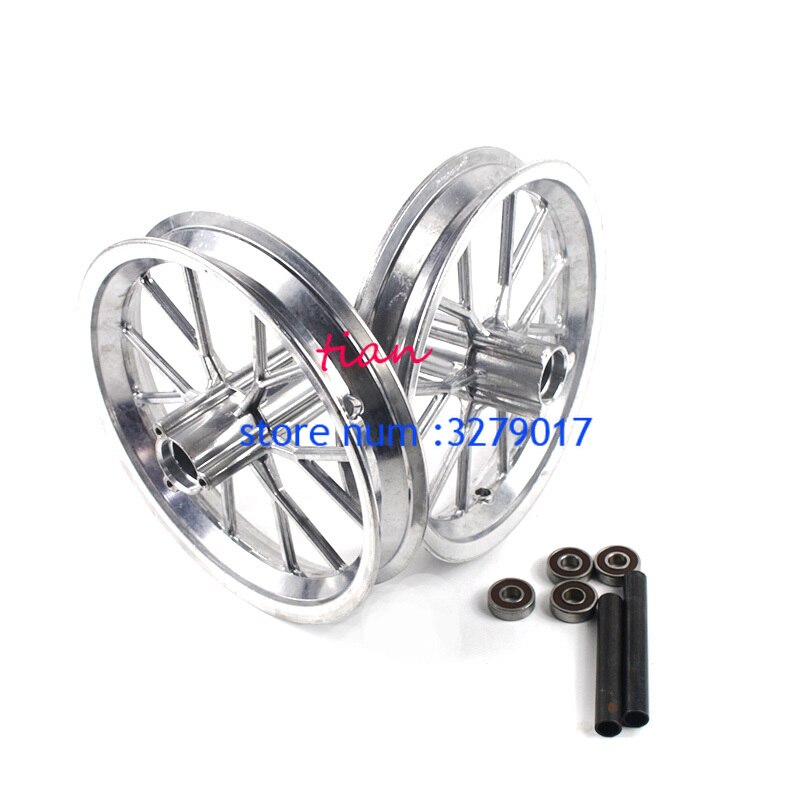 Llanta de aleación de aluminio para Mini Moto, llanta delantera y trasera de 222mm, apta para 49cc, Dirt Bike de bolsillo,