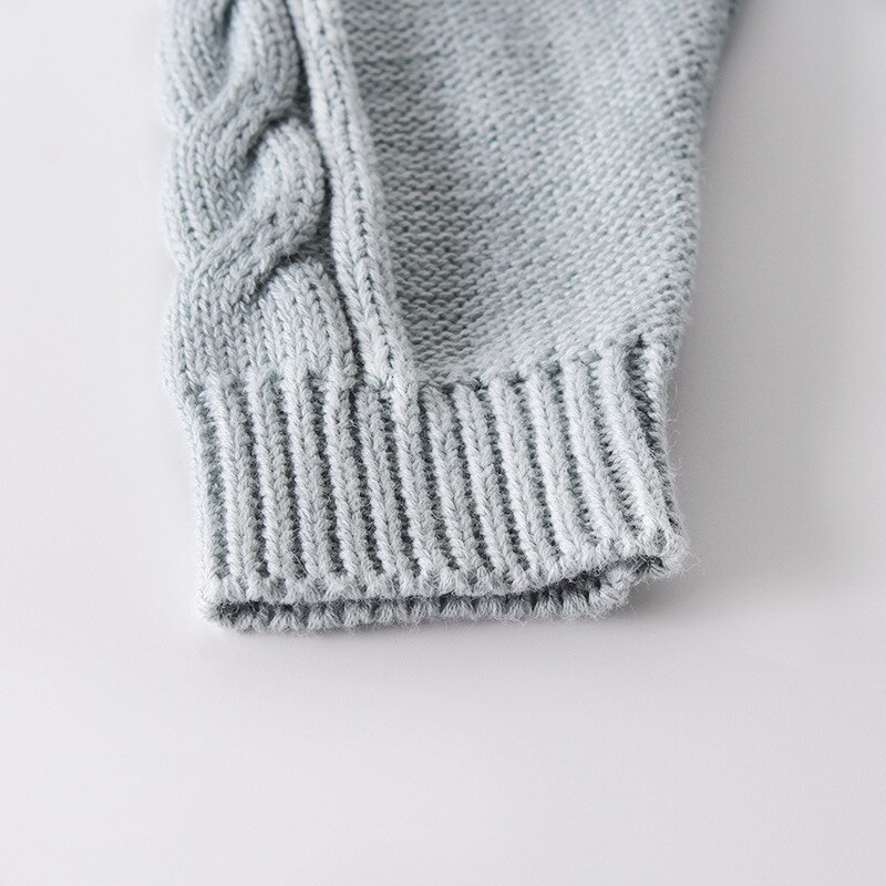 0-3 jaar lente baby meisjes gebreide kleding jas warme herfst jongens meisjes effen vest trui babykleding