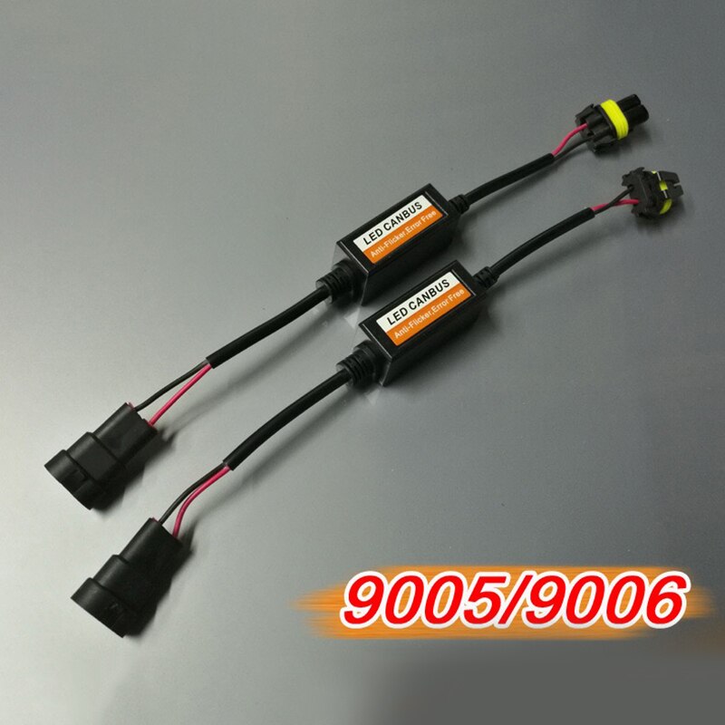 H7 LED Canbus Error Free Decoder For H4 LED Headlight Bulb Kits For Car Fog Lamps H7 9005 9006 9012 Adapter Anti-Flicker: 9005 9006 9012
