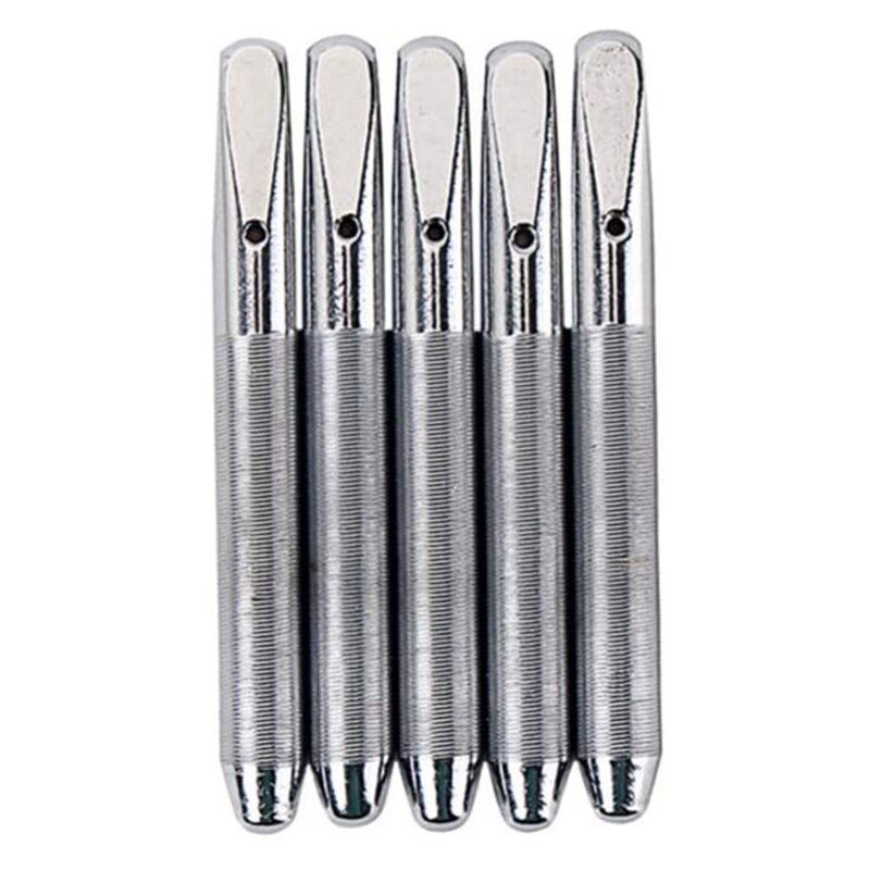 5 Pcs Piano Pegs Piano Ratchet Star Head Piano Power Tuning Pin Musical Instruments Accessories (Silver)