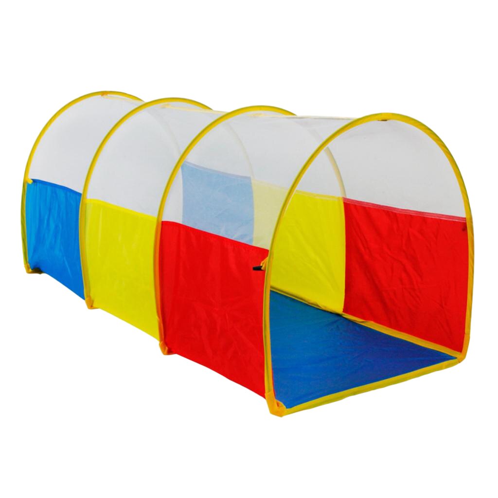 Kids Crawl Through Play Tunnel Toy, Foldable Pop up Tunnel for Toddlers Babies Infants & Children Sports, Indoor & Outdoor Tube